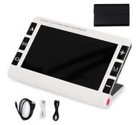 CUTANGELAR Ingranditore Digitale Doppia Fotocamera per Visione da Vicino e Lontano, Offre Ingrandimento 2x-32x su un Chiaro Display 7 Pollici. Aiuto per Lettura e Scrittura, Perfetto per Libri