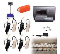 CUTANGELAR Kit bilancia per bestiame, kit bilancia per bestiame ad alta precisione, bilancia elettronica logistica con sensore e scatola di giunzione, bovini, capre, suini, ca-valli e pecore