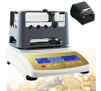 CUTANGELAR Kit Completo Di Analizzatore E Densimetro Per Metalli Preziosi Con Tester Digitale Elettronico Per La Purezza Dell'oro Con Precisione Di 0,01 G Per Testare Oro, Argento(W/Printer,XF600K)