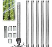 CUTANGELAR Kit per La Perforazione di Pozzi d'Acqua, Include Tubi di Prolunga per Il Progetto del Pozzo A Sabbia Poco Profondo, Accesso all'Acqua di Falda Fai-da-Te(1+5 Pipes-6m (20ft))