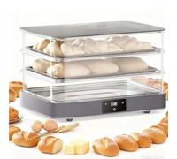 CUTANGELAR Lievitazione Pane Elettrica 40L e Cella di Lievitazione per Panettieri Domestici, Grande Spazio Interno 450x330mm, Temperatura e Timer Regolabili, Controllo Umidità Automatico