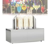 CUTANGELAR Lucidatrice Elettrica Per Bicchieri Da Vino, Asciugatrice Automatica Elettrica Per Bicchieri Da Vino, 300/330/660 Bicchieri/ora, Ideale Per Hall, Lounge, Bar, Cucine, Ristoranti(8Head)