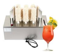 CUTANGELAR Lucidatrice Elettrica Per Bicchieri Da Vino, Asciugatrice Automatica, Lucidatrice Professionale Per Bicchieri Da Vino, Include 3/5/8 Spazzole, Pulizia A 360° Senza Angoli Ciechi(8Head)
