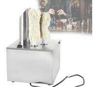 CUTANGELAR Lucidatrice Elettrica Per Bicchieri Da Vino, Lucidatrice Professionale Per Cantine. 330/660 Bicchieri/ora, Include 3/5/8 Spazzole Per Bar E Caffetterie(3Head)