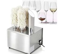 CUTANGELAR Lucidatrice Elettrica Per Bicchieri Da Vino - Macchina Luci-datrice Per Bicchieri Da Vino, Professionale- Pulizia A 360° Senza Angoli Ciechi Per Bar E Appassionati Di Vino(5Head)
