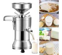 CUTANGELAR Macchina Automatica Latte Di Soia, Separatore Scorie Commerciale Con 2800 RPM, Siste-ma Filtrazione 100 Maglie Per Bevande A Base Di Fagioli E Noci, Custodia Me-tallica Resistente.