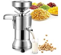 CUTANGELAR Macchina Elettrica Latte Di Soia, Sist-ema Commerciale Separazione Scorie Con Capacità 25kg, Motore Potente 1100W Per Fagioli E Noci, Completo Con Sacchetti Filtro E Utensili.