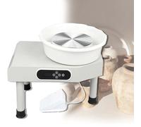 CUTANGELAR Macchina Elettrica per La Formatura D-ell'argilla con Piatto Girevole in Alluminio, Include Un Motore da 350 W Fino A 300 Giri/min. Adatto Ad Appassionati di Artigianato