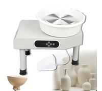 CUTANGELAR Macchina per Ceramica da 350 W, Completa di Tornio Elettrico per Ceramica, Supporta L'Arte Creativa De-ll'argilla per Artisti di Tutti I Livelli. Include Un Ampio Piatto Girevole da 25 Cm