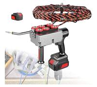 CUTANGELAR Macchina per Filettatura Senza Fili, Tiratore Cavi Elettrico. Funzione Arresto Automatico E Forza Trazione 300kg, Design Testa a Molla. per Idraulici e Installatori Rete.(37500mah,15m-line)