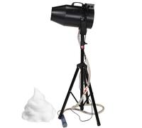 CUTANGELAR Macchina per schiuma di grandi dimensioni, macchina per schiuma da palco ad alta potenza da 1000 W, adatta per all'aperto, distanza di spruzzo da 6 a 10 metri/80 metri quadrati(Black)