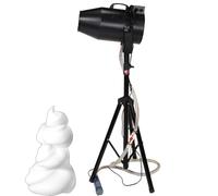 CUTANGELAR Macchina per schiuma di grandi dimensioni, macchina per schiuma da palco ad alta potenza da 1000 W, adatta per bambini all'aperto, distanza spruzzo da 6 a 10 metri/80 metri quadrati(Black)