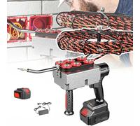 CUTANGELAR Macchina per Tirare Cavi Automatica, Utente Filettatura Intelligente. Motore Spazzole E Trasmissione 6 Ruote, Velocità 40m/Min Con Batteria Litio.Per Installazione Cavi(37500mah,15m-line)