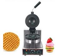 CUTANGELAR Macchina per waffle Burger elettrica, pressa per sandwich con gelato di livello professionale, con timer regolabile, ideale per cucine domestiche e commerciali(Single Head)