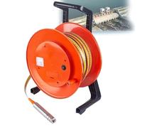 CUTANGELAR Misuratore Di Profondità Per Pozzi, Misuratore Portatile Con Componenti In Acciaio Inossidabile. Per Misurazioni Di Profondità Da 10 A 300 Metri, Per Gestione Delle Risorse.(30m(98.4ft))