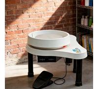 CUTANGELAR Nuova Macchina per La Formatura della Ceramica con Motore da 200 W, con Touch Screen LCD E Pedale per La Regolazione della velocità. per Artisti Adulti E Hobbisti della Ceramica.(White)