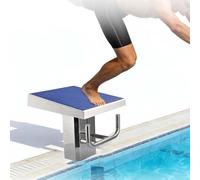 CUTANGELAR Piattaforma per Tuffi in Acciaio Inox, Trampolini per Allenamento E Competizioni, Piattaforma di Partenza per Piscina, Facile da Montare, Portata Massima 250 kg (550 Libbre)(Upgrade)