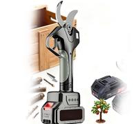 CUTANGELAR Potatori Elettrici PotenziatI 3 Pollici Senza Fili, con Lame Acciaio Carbonio SK5, Batteria 1500mAh e Asta Estensione 2.2m, per Giardinaggio Alberi Paesaggistica(With out pole)