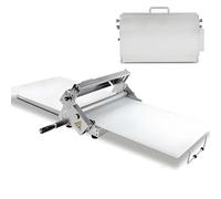 CUTANGELAR Pressa per pasta manuale con base antiscivolo, 55 opzioni di spessore, attrezzatura commerciale pieghevole, pressa per pasta in acciaio inox con spessore regolabile(83 * 48 * 25cm)