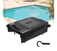 CUTANGELAR Pulitore Skimmer Piscina Robotizzato Automatico Ad Energia Solare, Pulitore Piscina Solare Doppia modalità & Pulizia Continua Notturna. Aspirapolvere Piscina Senza Fili per Piscine