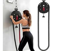 CUTANGELAR Pull Rope Machine Da Palestra, Endless Rope Trainer Con Siste-ma Di Carrucola, Per Lo Sviluppo Muscolare E La Resistenza. Per L'allenamento Della Schiena E Delle Braccia.(Red)