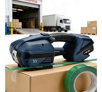 CUTANGELAR Reggiatrice A Batteria, Reggiatrice Automatica Per Scatole. Tensione Regolabile Da 400 A 3200 N Per Reggiatura In PP/PET Da 1/2" A 5/8". Ideale Per L'imballaggio Di Giornali, Cartoni.