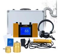 CUTANGELAR Rilevatore Perdite Tubature Acqua Avanzato, Con Schermo LCD E Cuffie Professionali, Regolazione Sensibilità 4 Livelli, Localizzatore Perdite Geofono Ultrasonico Per Impianti Idraulici.