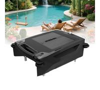 CUTANGELAR Robot Skimmer Piscina con Design Automatico Pannello Solare, Skimmer Piscina Robotizzato, Skimmer Piscina Automatico A Doppio Motore con Cesto 3.4L E App Bluetooth.