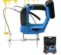 CUTANGELAR Scuotitore elettrico per api 2700 giri/min - Strumento portatile per la rimozione dei telaini con fori di dissipazione del calore, macchina per scuotimento ricaricabile da 20 V(Blue)