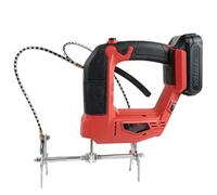 CUTANGELAR Scuotitore elettrico per api antiscivolo 150 W - Strumento di vibrazione per telaini wireless a 4 velocità, struttura in acciaio zincato, batteria al litio da 2000 mAh(Red)