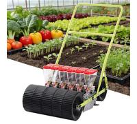 CUTANGELAR Seminatrice da Giardino Multifila, Seminatrice Manuale Portatile per Ortaggi. Disponibile nei Modelli da 1/2/3/4/5/6 File, Posizionamento Uniforme dei Semi per Cavoli E Prezzemolo.(6row)