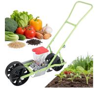 CUTANGELAR Seminatrice di Precisione per Giardino, Nuova Seminatrice Manuale Portatile A Spinta, 1/2/3/4/5/6 File - Seminatrice A File Efficiente E Spandiconcime da Giardino.(2row)