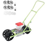 CUTANGELAR Seminatrice di Precisione per Giardino, Nuova Seminatrice Manuale Portatile A Spinta. Lo Spandiconcime A Spinta Semina in Modo Efficiente Semi di Mais, Ravanelli in 1-6 File.(2row)