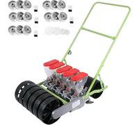 CUTANGELAR Seminatrice di Precisione per Giardino, Nuova Seminatrice Manuale Portatile A Spinta. Lo Spandiconcime A Spinta Semina in Modo Efficiente Semi di Mais, Ravanelli in 1-6 File.(5row)