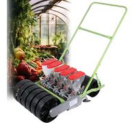 CUTANGELAR Seminatrice Manuale da Giardino A Spinta, Seminatrice di Precisione per Ortaggi. 1/2/3/4/5/6 File, Questa Seminatrice Manuale Portatile È Adatta per Semi di Mais, Soia E Ortaggi.(5row)