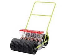 CUTANGELAR Seminatrice Manuale per Ortaggi, Seminatrice Manuale da Giardino A Spinta con Interfila Regolabile. Disponibile nelle Configurazioni A 1/2/3/4/5/6 File, Adatta per Semi di Mais.(6row)