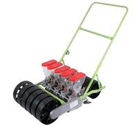 CUTANGELAR Seminatrice Manuale per Ortaggi, Seminatrice Manuale da Giardino A Spinta con Interfila Regolabile. Disponibile nelle Configurazioni A 1/2/3/4/5/6 File, Adatta per Semi di Mais.(5row)