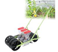 CUTANGELAR Seminatrice per Mais E Soia da Giardino, Seminatrice Manuale per Ortaggi, 1/2/3/4/5/6 File, Questa Seminatrice Manuale Portatile È Adatta per Semi di Mais, Soia E Ortaggi.(3row)