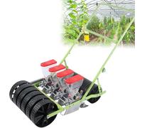 CUTANGELAR Seminatrice per Mais E Soia da Giardino, Seminatrice Manuale per Ortaggi, 1/2/3/4/5/6 File, Questa Seminatrice Manuale Portatile È Adatta per Semi di Mais, Soia E Ortaggi.(4row)
