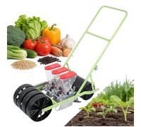 CUTANGELAR Seminatrice per Mais E Soia da Giardino, Seminatrice Manuale per Ortaggi con Interfila Regolabile. Seminatrice Manuale Portatile, Configurazioni da 1 A 6 File.(3row)