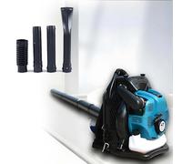 CUTANGELAR Soffiatore A Spalla A Gas 4 Tempi 125cc Potenziato, Flusso D'Aria Potente Per Pulizia Cortile, Basso Consumo Carburante, Per Efficiente Rimozione Foglie E Neve In Grandi Giardini(Blue)