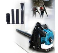CUTANGELAR Soffiatore Foglie A Benzina 4 Tempi 125cc, Con Potente Flusso D'Aria E Basso Consumo Di Carburante, Ideale Per La Cura Del Prato, Del Giardino E La Pulizia Delle Strade(Blue)