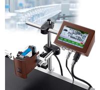 CUTANGELAR Stampante A Getto D'inchiostro Industriale, Macchina Di Codifica Automatica, Macchina Di Codifica Online, Codifica Di Data, Per Codici A Barre Di Testo/numeri Di L-otto/etichette.(25.4mm)