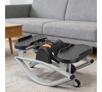 CUTANGELAR Stepper A Movimento Laterale, Silenzioso Attrezzo Da Palestra Per La Casa, Offre Un Allenamento Rilassante Ma Efficace. Per Una Sessione Di Fitness Completa Ovunque.(Gray)