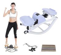 CUTANGELAR Stepper Per Tutto Il Corpo, Attrezzo Per Il Movimento Laterale, Allena Gambe, Glutei E Braccia Con Fasce Di Resistenza Integrate. Ideale Per Cardio A Basso Impatto E Allenamento(Purple)