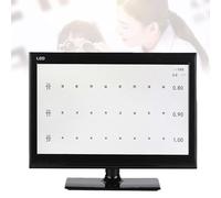 CUTANGELAR Tabella Digitale Per La Misurazione D-ell'acuità Visiva, Tabella Ottica Elettronica LCD Con Telecomando, Test Di Bersagli Visivi Multipli, Interfaccia USB Per Un Utilizzo Pratico.(21.5in)