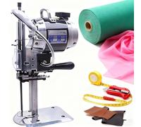 CUTANGELAR Tagliatessuto Professionale, Taglierina Verticale a Lama Dritta 1100w. Caratteristiche con Azione di Taglio Verticale. Ideale per Produzione di Abbigliamento e Lavorazione Materiali.(12in)