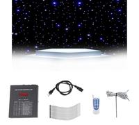 CUTANGELAR Tenda Visiva A LED, Sfondo LED Colorato, Sfondo Cielo Stellato Galattico,accessori Per Sfondo Cielo Stellato Galattico, Adatto Per DJ Mobile, Club, Matrimoni(White+Blue,3x4m)