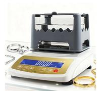 CUTANGELAR Tester Digitale Elettronico Per La Purezza Dell'oro, Analizzatore Di Alta Precisione Per Metalli Preziosi, Rilevatore Di Carati, Intervallo Di Densità 0,001~99,999 G/cm³(NoPrinter,MDJ300K)
