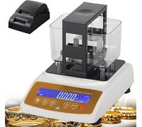 CUTANGELAR Tester Elettronico Per La Purezza Dell'oro In Carati, Rilevatore Di Purezza Dell'oro, Analizzatore Di Metalli Preziosi, Precisione Di Pesatura 0,01 G/0,005 G/0,001 G(W/Printer,XF1203K)